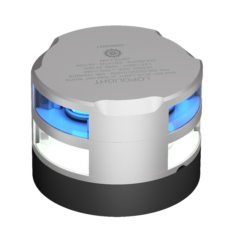 2nm 360° White + 2nm 360° Blue